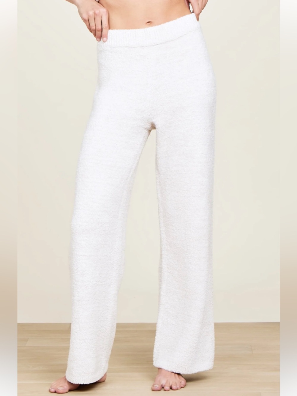 Barefoot Dreams Cozy Chic Ultra Lite White Lounge Pants XS